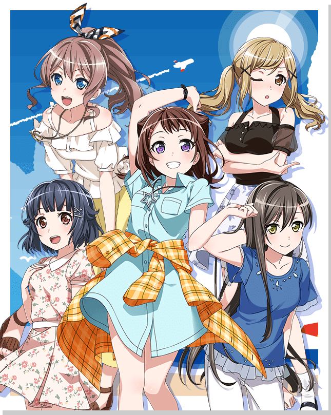 ガルパ なつやすみ メインビジュアル